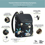 Travelon Addison Anti-Theft Backpack Midnight Floral 43494 - ORDER NOW FOR DELIVERY IN LATE FEBRUARY 2026 - 7