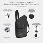 Travelon Runways Anti-Theft Slim Asymmetric Crossbody Black 43712 - ORDER NOW FOR DELIVERY IN MAY 2026 - 7