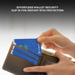 Travelon RFID Blocking Set of 10 Card Sleeves Cobalt 13701 - 3