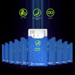 Travelon RFID Blocking Set of 10 Card Sleeves Cobalt 13701 - 6
