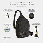 Travelon Runways Anti-Theft Small Sling Black 43713 - ORDER NOW FOR DELIVERY IN MAY 2026 - 8