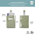 Travelon RFID Blocking Pull-Up Passport Holder Moss 43702 - ORDER NOW FOR DELIVERY IN MAY 2026 - 8