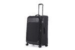Qantas Melbourne Large 79cm Softside Suitcase Black QF24L