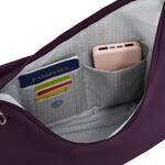 Travelon Runways Anti-Theft Asymmetric Hobo Bag Plum 43716 - ORDER NOW FOR DELIVERY IN MAY 2026 - 5