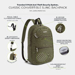 Travelon Classic Anti-Theft Convertible Tablet Sling Backpack Olive 43719 - ORDER NOW FOR DELIVERY IN MAY 2026 - 8