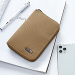 Travelon RFID Blocking Passport Zip Wallet Latte 43401 - 6