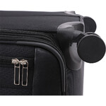 Qantas Melbourne Large 79cm Softside Suitcase Black QF24L - 8