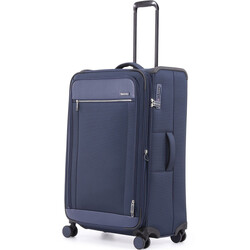 Qantas Melbourne Large 79cm Softside Suitcase Navy QF24L