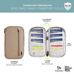 Travelon RFID Blocking Family Passport Wallet Latte 43705 - ORDER NOW FOR DELIVERY IN MAY 2026 - 8