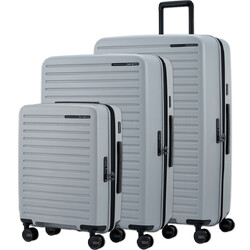 Samsonite Restackd Hardside Suitcase Set of 3 Titanium 50702, 50705, 50706 with FREE Digital Luggage Scale 12775