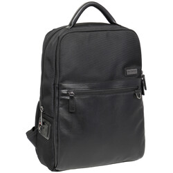 Numinous Smart 14.1” Laptop Leather Backpack Black N4401 