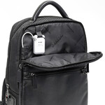 Numinous Smart 14.1” Laptop Leather Backpack Black N4401  - 3