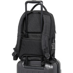 Numinous Smart 14.1” Laptop Leather Backpack Black N4401  - 6