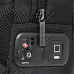 Numinous Smart 14.1” Laptop Leather Backpack Black N4401  - 7