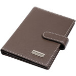Numinous Accessories RFID Blocking Leather Passport Holder Brown N6001 - 2