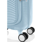 American Tourister Curio Book Opening Small/Cabin 55cm Hardside Suitcase Summit Blue 53568 - 7