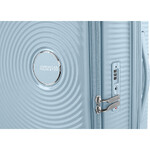 American Tourister Curio Book Opening Large 75cm Hardside Suitcase Summit Blue 53570 - 8