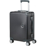 American Tourister Soundbox ALU Small/Cabin 55cm Hardside Suitcase Brushed Anthracite 55707
