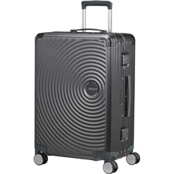 American Tourister Soundbox ALU Medium 68cm Hardside Suitcase Brushed Anthracite 55710