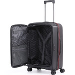 Qantas Mascot Medium 64cm Hardside Suitcase Black QF32M - 5