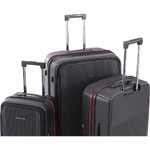Qantas Mascot Hardside Suitcase Set of 3 Black QF32S, QF32M, QF32L with Free Digital Luggage Scale 12775 - 4