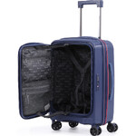Qantas Mascot Small/Cabin 53cm Hardside Suitcase Blue QF32S - 5