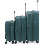 Qantas Mascot Hardside Suitcase Set of 3 Green QF32S, QF32M, QF32L with Free Digital Luggage Scale 12775 - 2