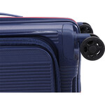 Qantas Mascot Small/Cabin 53cm Hardside Suitcase Blue QF32S - 8