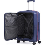 Qantas Mascot Medium 64cm Hardside Suitcase Blue QF32M - 5
