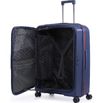 Qantas Mascot Large 76cm Hardside Suitcase Blue QF32L - 5