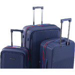 Qantas Mascot Hardside Suitcase Set of 3 Blue QF32S, QF32M, QF32L with Free Digital Luggage Scale 12775 - 4