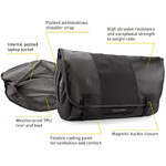 Timbuk2 Especial 17.3” Laptop Medium/Large Messenger Bag Black 438ML - 5