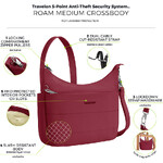 Travelon Roam Anti-Theft Medium Crossbody Bag Cranberry 43677 - ORDER NOW FOR DELIVERY IN OCTOBER 2026 - 7
