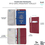 Travelon RFID Blocking Flap Passport Holder Cranberry 43703 - ORDER NOW FOR DELIVERY IN OCTOBER 2026 - 8