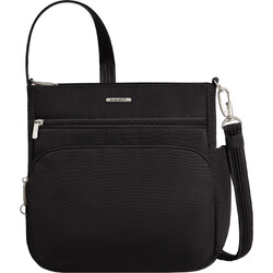 Travelon Classic Anti-Theft North/South Crossbody Bag Black 43310