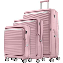 Samsonite Paralux Hardside Suitcase Set of 3 Dusty Pink 56523, 56525, 57872 with FREE Digital Luggage Scale 12775