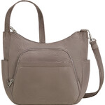 Travelon Classic Anti-Theft Crossbody Bucket Bag Hazelnut 42757