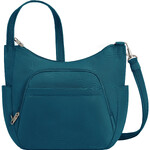 Travelon Classic Anti-Theft Crossbody Bucket Bag Teal 42757