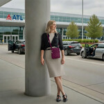 Travelon Classic Anti-Theft Slim Double Zip Crossbody Bag Midnight 43116 - 5