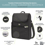 Travelon Classic Anti-Theft Tablet Convertible Backpack Crossbody Bag Black 43045 - 8