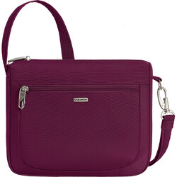 Travelon Classic Anti-Theft Small East/West Crossbody Bag Burgundy 43115