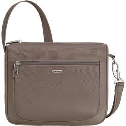 Travelon Classic Anti-Theft Small East/West Crossbody Bag Hazelnut 43115