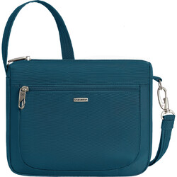 Travelon Classic Anti-Theft Small East/West Crossbody Bag Teal 43115