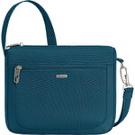 Travelon Classic Anti-Theft Small East/West Crossbody Bag Teal 43115