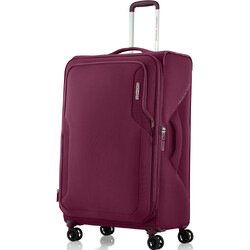 American Tourister Applite 5 Large 82cm Softside Suitcase Burgundy 53199