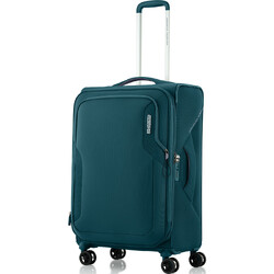 American Tourister Applite 5 Medium 72cm Softside Suitcase Deep Ocean 53198