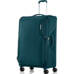 American Tourister Applite 5 Large 82cm Softside Suitcase Deep Ocean 53199
