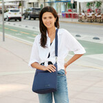 Travelon Metro Anti-Theft Crossbody Bag Navy Heather 43414 - 5