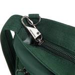 Travelon Metro Anti-Theft Saddle Crossbody Bag Forest Heather 43625 - 4