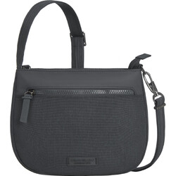 Travelon Metro Anti-Theft Saddle Crossbody Bag Gray Heather 43625